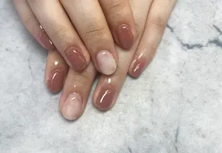 ネイル ネイルリボン 受付スタッフのネイルデザイン