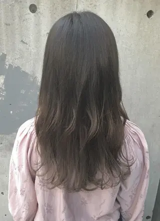 ミディアム カラー 透明感・艶カラー/ 坂田友梨奈のヘアスタイル