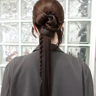 ロング ヘアアレンジ 🌐サトウ リョウ🌐のヘアスタイル