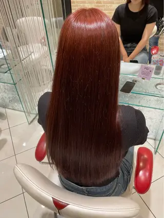 ロング カラー 小林 妃那のヘアスタイル