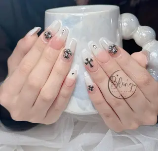 ロング カラー Bling Salonのネイルデザイン