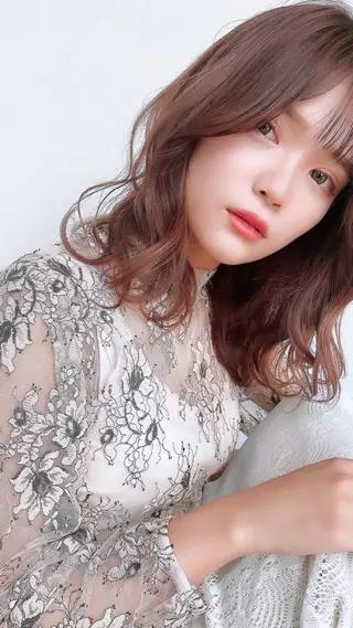 ミディアム 堀井 凌平のヘアスタイル