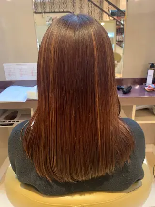 ロング 大島 裕也のヘアスタイル