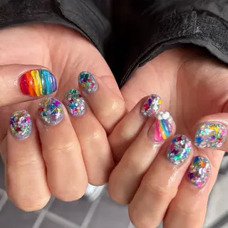 ショート 小川 柚香のネイルデザイン