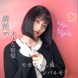 ショート カラー 透明感カラー×小 顔レイヤー♡ヒデさんのヘアスタイル