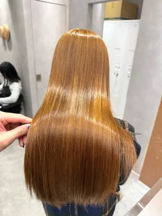 ロング カラー パーマ ヘアアレンジ salowin新宿East3階所属・艶美髪/髪質改善 /縮毛矯正/木元渓太のヘアスタイル