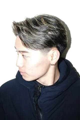 ショート パーマ メンズ DAD　BARBERSHOP所属・三宮メンズカット ヨシイッキのヘアスタイル