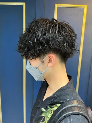 ショート パーマ メンズ 🦩パーマン🦩佐藤 航太のヘアスタイル