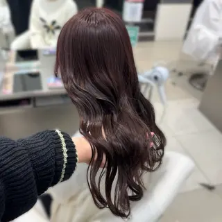 ロング カラー 暖色カラー🎀🎶 田辺 樹里のヘアスタイル
