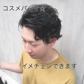 ショート パーマ メンズ 小沼 正悟のヘアスタイル
