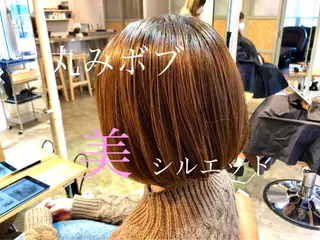 ミディアム カラー カット✂️カラー🌈 はお任せ✨ 芳賀 要のヘアスタイル