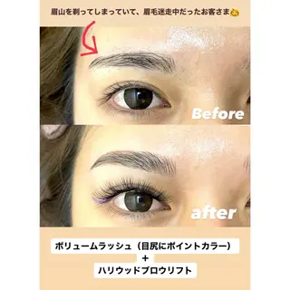 カラー メンズ マツエク・マツパ アイブロウ さっちゃんのまつげ屋さん所属・まつげとまゆげ屋さん SAKIのマツエク・マツパデザイン