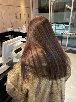 ロング カラー KOU×北谷× BY MY SIDEのヘアスタイル