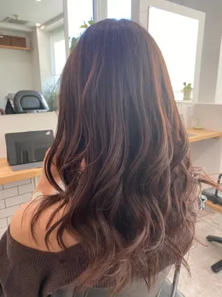 ミディアム カラー JILBLAN京都 ショート/ハイライトのヘアスタイル