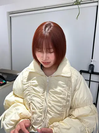 カラー moeka 表参道のヘアスタイル