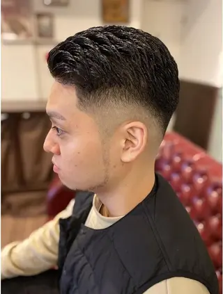 ショート メンズ BARBER 　STAG所属・BARBERSTAG 上拂恭平のヘアスタイル