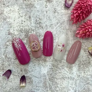 ネイル ⭐︎休業中の練習⭐︎ JNA認定講師髙橋のネイルデザイン