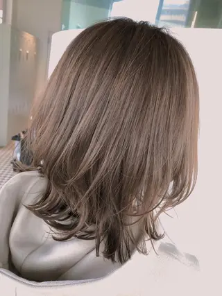 ミディアム カラー freedom  下中野店所属・🫧🕊️かたやま さきこ🕊️🫧のヘアスタイル