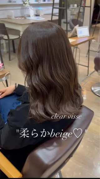 ロング メンズバレイヤージュ 斉藤春のヘアスタイル