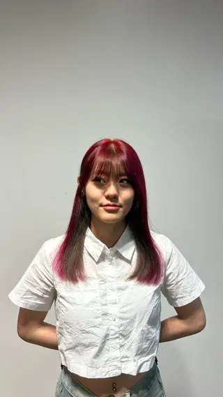 カラー ꪆৎ平行アーチ ྀི ワカナの眉毛・アイブロウイメージ