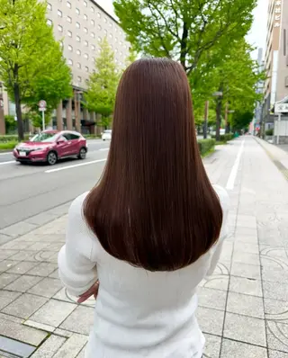 カラー キクチ リオのヘアスタイル