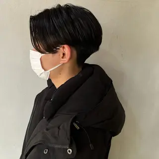 メンズ アキト/ メンズ/透明感暗髪のヘアスタイル