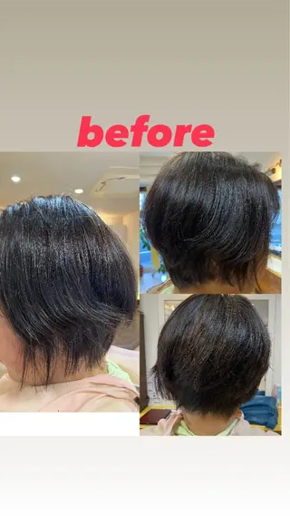 ショート カラー 横田 尚登のヘアスタイル