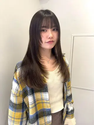 ロング LOREN＋透明感 オリーブhirokoのヘアスタイル