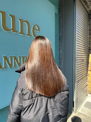ロング Rune shimizu所属・Rune 横田 椿のヘアスタイル