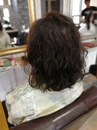 ミディアム 山田 義人のヘアスタイル