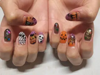 ネイル 𖡼 yumenoのネイルデザイン