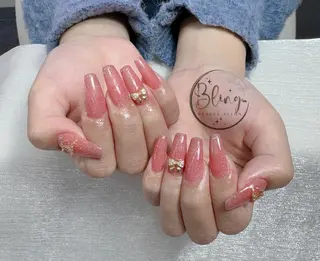 ロング Bling Salonのネイルデザイン