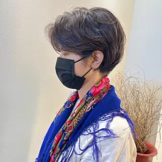 ショート M.SLASH自由が丘所属・【くせ毛/ショート/ ボブ】元太郎のヘアスタイル