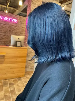 ミディアム カラー STAR RIVER所属・YUI/ ブリーチカラー🌷のヘアスタイル