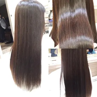 ロング 鶴見で縮毛矯正なら 田中 瞬のヘアスタイル