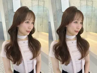 ロング 🎀透明感ブラウ ンshizuka🎀のヘアスタイル