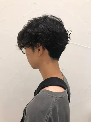 ミディアム メンズ メンズ特化型美容師 栗山勇人のヘアスタイル