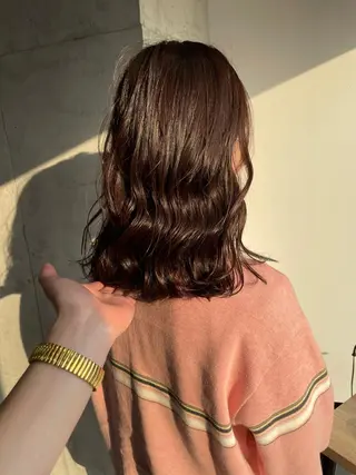 セミロング ✨透明感カラー 恵比寿HAYATO✨のヘアスタイル