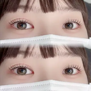 マツエク・マツパ miho 【韓国束感まつげ】のマツエク・マツパデザイン