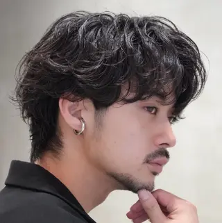 パーマ メンズ 仙台フェザーパーマ/ fifth/遠藤楓雅のヘアスタイル