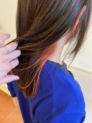 ロング カラー 石井 佑樹のヘアスタイル