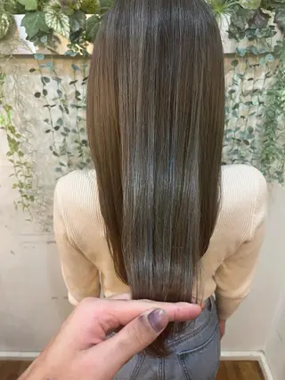 ロング ⚪️髪質改善 縮毛 店長 コウ⚪️のヘアスタイル