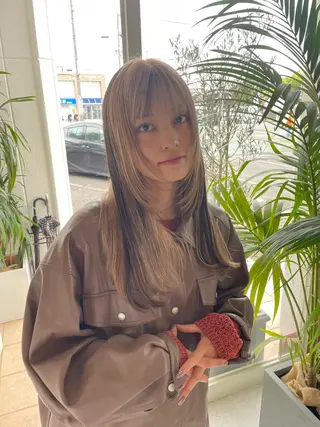 ロング カラー 橋村 碧人のヘアスタイル