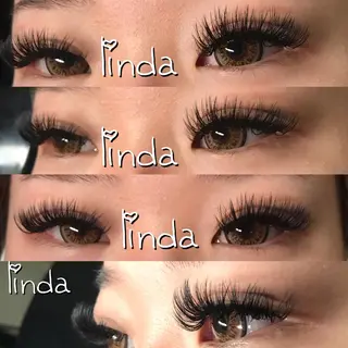 マツエク・マツパ linda lashesのマツエク・マツパデザイン