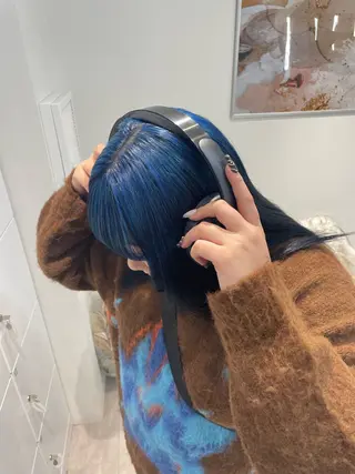 ロング カラー ヘアアレンジ ONYX 表参道所属・ショート/ボブ/似 合わせ/顔周りカットのヘアスタイル