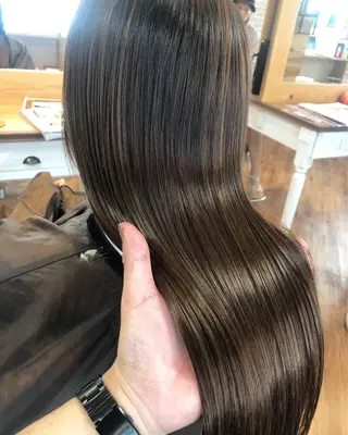 ロング カラー hair salon Ranun髪質改善のヘアスタイル