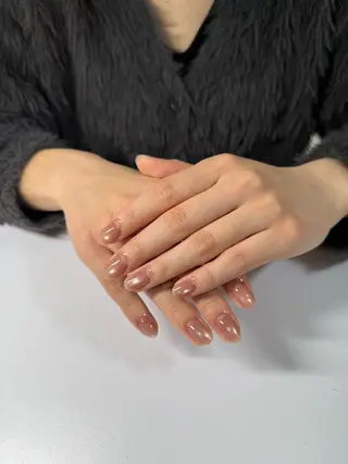 ネイル パラジェル/フィルイン Oasisネイル相模大野所属・natsuki 🦊🩶のネイルデザイン