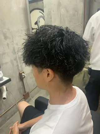 パーマ メンズ ⚡️メンズパーマ特化 mens支持◎/忠地のヘアスタイル
