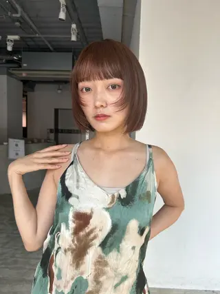 🐻ボブ支持率 No. 1🤍のヘアスタイル