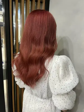 ロング 濱川響太レディース カットモデルのヘアスタイル